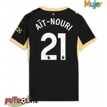 Camiseta Manchester City Rayan Ait-Nouri #21 Visitante Equipación para mujer 2026-27 manga corta